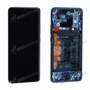 LCD displej Huawei Mate 20 Pro a dotyk s krytom modrým Originál