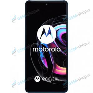 LCD displej Motorola Edge 20 Pro (XT2153) a dotyk s krytom modrým Originál