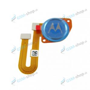 Flex Motorola Moto E7 Plus (XT2081) a snímač odtlačku modrý Originál