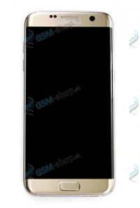 LCD displej Samsung Galaxy S7 Edge (G935F) a dotyk zlatý s krytom Originál