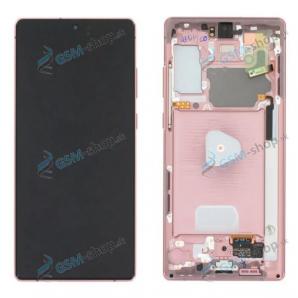 LCD displej Samsung Galaxy Note 20 (N980) a dotyk s krytom bronzovm Originl