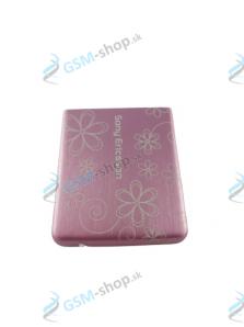 Kryt SonyEricsson T303 batérie ružový s kvetinkami Originál