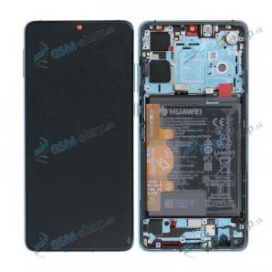 LCD displej Huawei P30 a dotyk s krytom modrm Originl