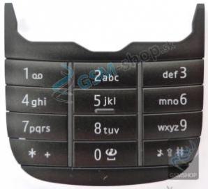 Klávesnica Nokia 7230 veľká šedá Originál