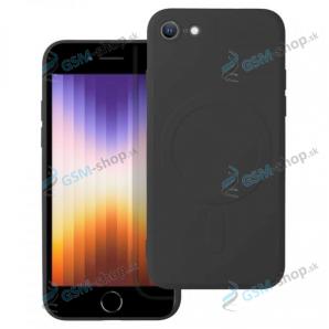 Pzdro silikn iPhone 7, 8, SE 2020, SE 2022 MagSafe ierny