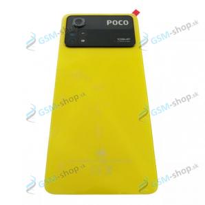 Kryt Xiaomi Poco X4 Pro 5G zadný žltý Originál