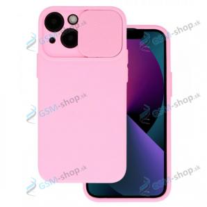 Pzdro CamShield silikn iPhone 15 Plus Light Pink