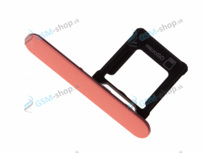 Sim a Micro SD držiak Sony Xperia XZ1 Compact ružový Originál