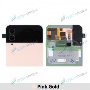 Kryt Samsung Galaxy Z Flip 4 5G (F721) zadný vrchný ružový a displej Originál