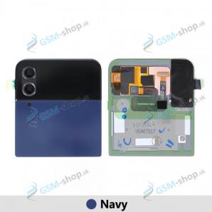 Kryt Samsung Galaxy Z Flip 4 5G (F721) zadný vrchný Blue Navy a displej Originál