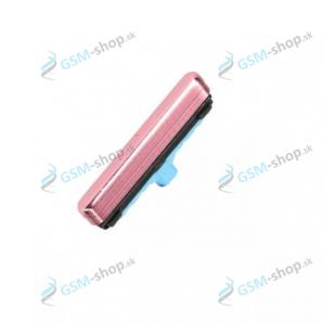 Tlačidlo zapínania Samsung Galaxy Note 10 (N970) ružové Originál