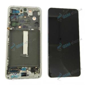 LCD displej Samsung Galaxy S21 FE 5G (G990) a dotyk s krytom bielym Originál