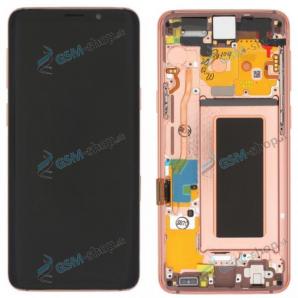 LCD displej Samsung Galaxy S9 (G960F) a dotyk s krytom zlatým Originál