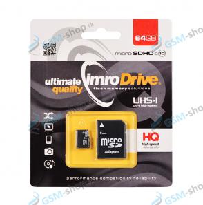 Pamov karta IMRO MicroSD 64 GB SDHC UHS-I CLASS 10