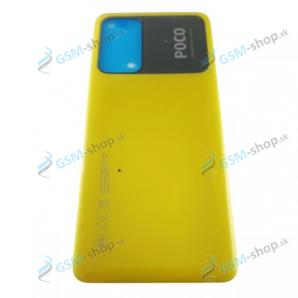 Kryt Xiaomi Poco M4 Pro 5G zadný žltý Originál