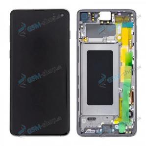 LCD displej Samsung Galaxy S10 (G973) a dotyk s krytom iernym Originl