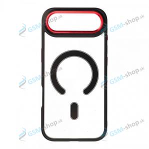 Pzdro silikn COLOR EDGE MAGSAFE iPhone 17 Air Black-Red