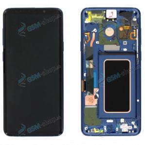 LCD displej Samsung Galaxy S9 Plus (G965) a dotyk s krytom modrým Originál