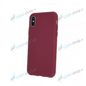 Pzdro iPhone Xs Max silikn Burgundy