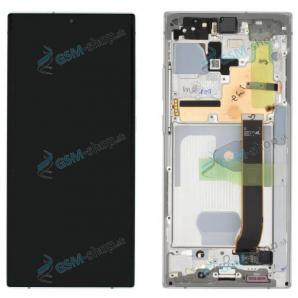 LCD displej Samsung Galaxy Note 20 Ultra 5G (N986) a dotyk biely s krytom Originl