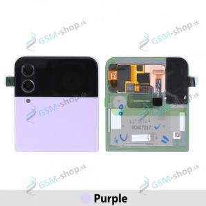 Kryt Samsung Galaxy Z Flip 4 5G (F721) zadný vrchný fialový a displej Originál