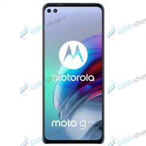 LCD displej Motorola Moto G100 (XT2125) a dotyk s krytom Iridescent White Originál