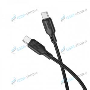 Datakábel BOROFONE BX113 USB-C a USB-C 60W 1 meter čierny 3A