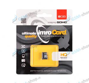 Pamäťová karta IMRO MicroSD 8 GB SDHC trieda 10