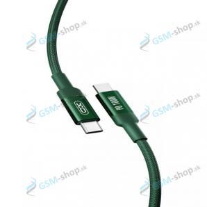 Datakábel XO NB-Q168 PD USB-C a USB-C 100W 1 meter zelený