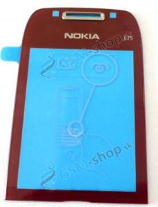 Sklíčko Nokia E75 červené Originál