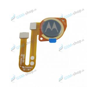 Flex Motorola Moto E7 (XT2095) a snímač odtlačku šedý Originál