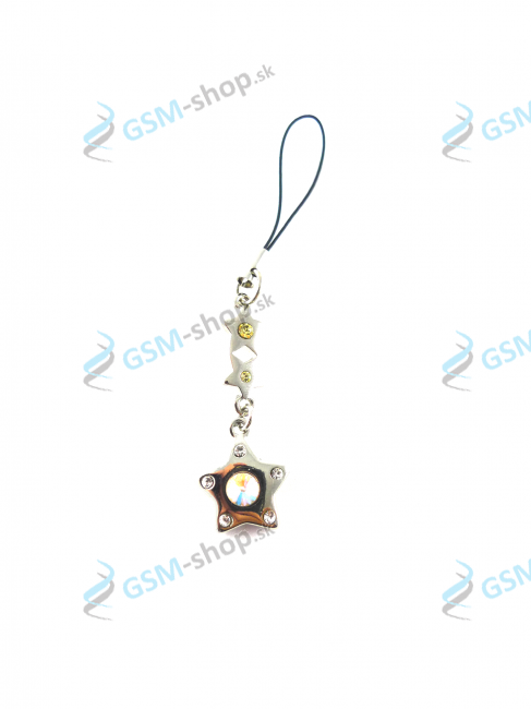 Prvesok Star - biely crystal AB