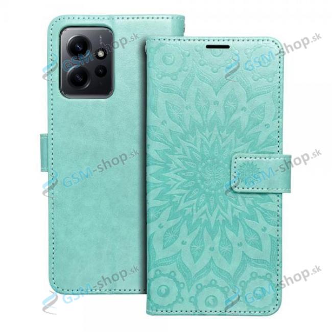 Pzdro MEZZO Xiaomi Redmi Note 12 5G, Poco X5 knika Green Mandala