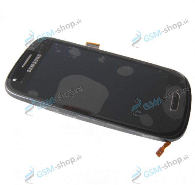 LCD displej Samsung Galaxy S3 mini (i8190) a dotyk s krytom čiernym Originál