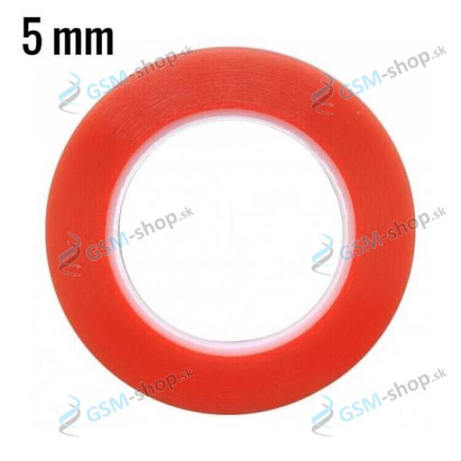 Obojstranná lepiaca páska MAGIC RED 5 mm priehľadná