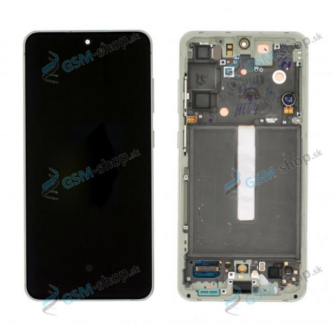 LCD displej Samsung Galaxy S21 FE 5G (G990) a dotyk s krytom zelenm Originl