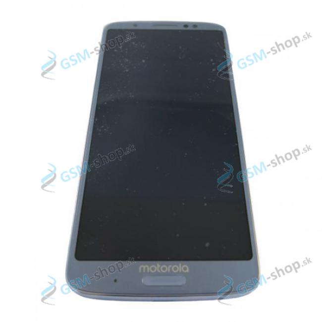 LCD displej Motorola Moto G6 Plus (XT1926) a dotyk svetlo modr Originl