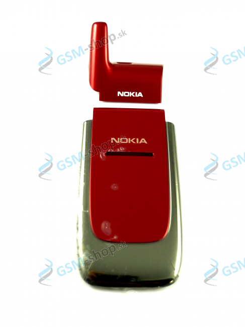 Kryt Nokia 6060 predn a kryt antny erven Originl