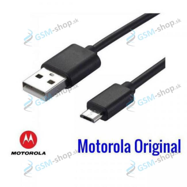 Datakábel Lenovo Motorola microUSB čierny neblister Originál