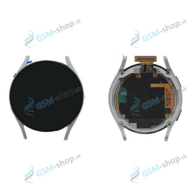 LCD Samsung Galaxy Watch 4 40 mm (R860, R865) a dotyk s rmom strieborn Originl