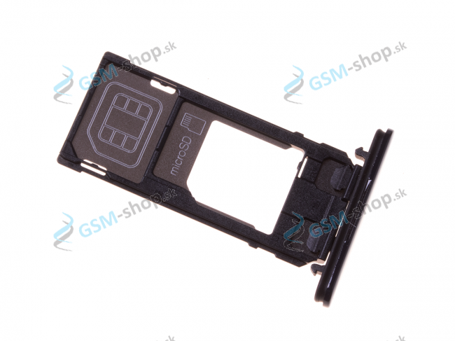 Sim a Micro SD driak Sony Xperia X Compact ierny Originl