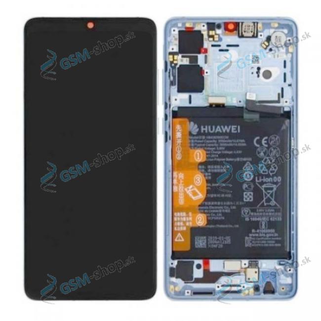 LCD displej Huawei P30 Lite (MAR-LX1A) a dotyk s krytom modrm Originl