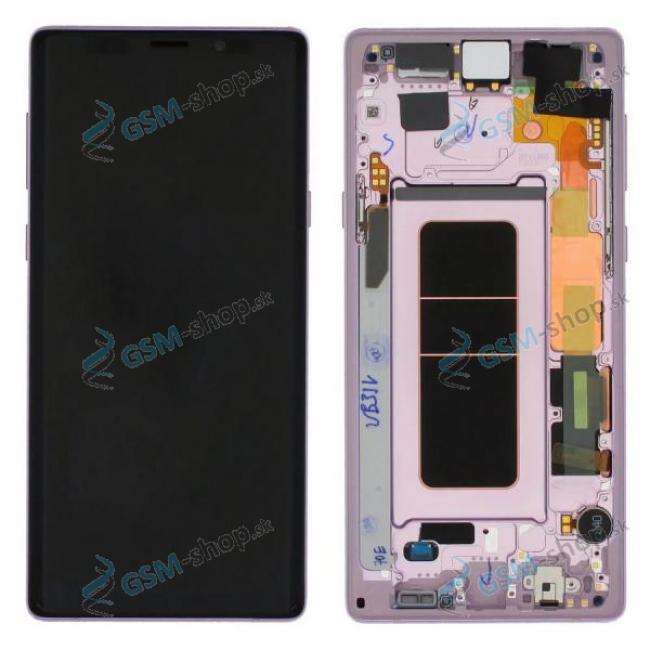 LCD displej Samsung Galaxy Note 9 (N960) a dotyk s krytom fialovm Originl