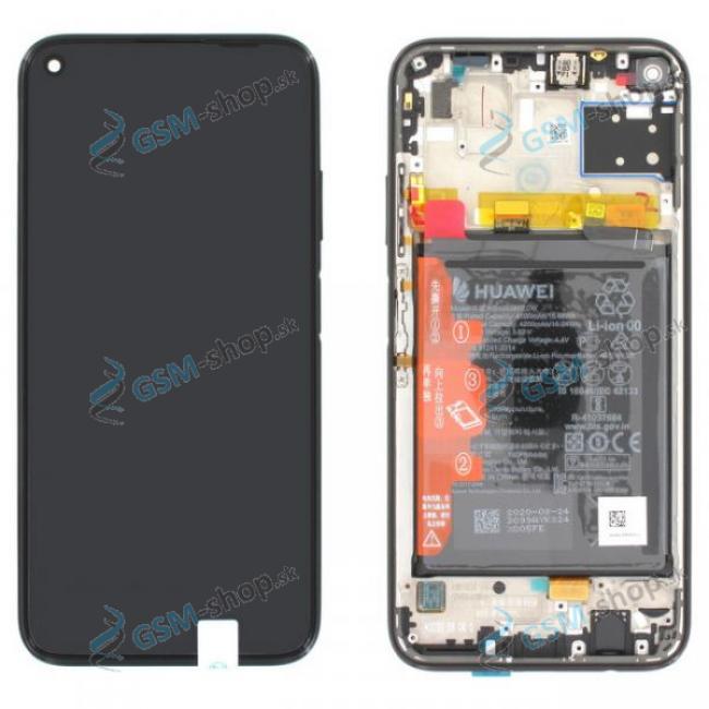 LCD displej Huawei P40 Lite a dotyk s krytom iernym Originl