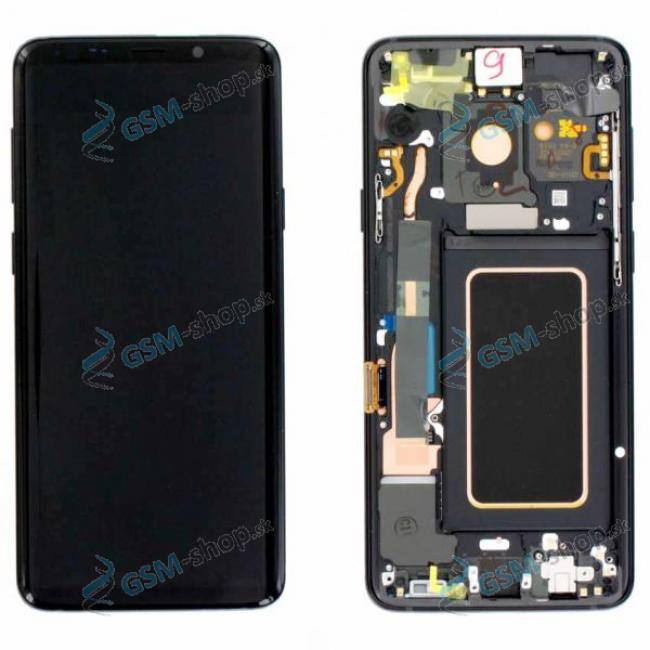 LCD displej Samsung Galaxy S9 Plus (G965) a dotyk s krytom iernym Originl