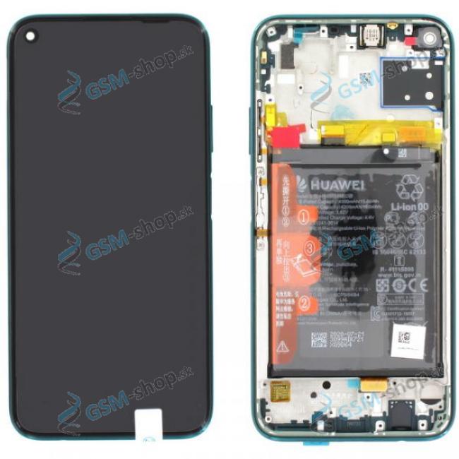 LCD displej Huawei P40 Lite a dotyk s krytom zelenm Originl