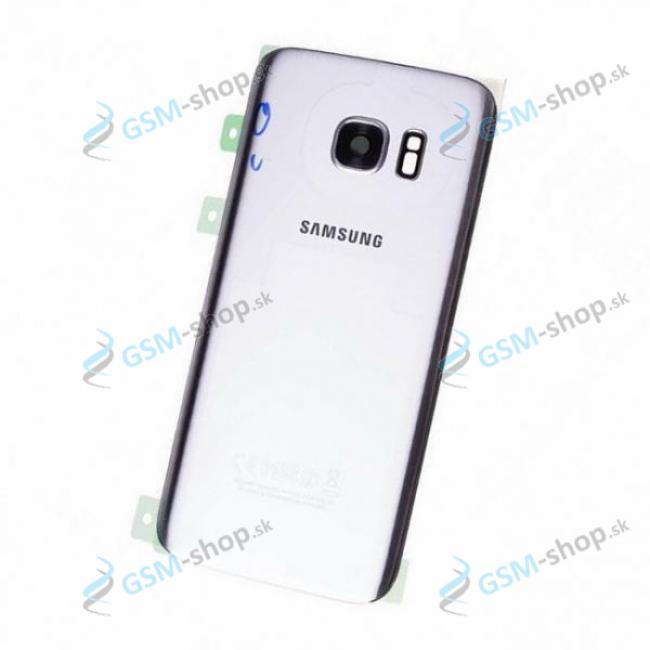 Kryt Samsung Galaxy S7 (G930) batrie strieborn Originl
