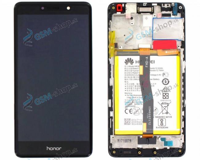 LCD displej Huawei Mate 9 Lite a dotyk čierny s krytom Originál