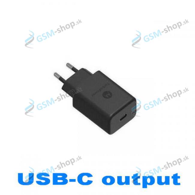 USB-C adaptr do siete Motorola SC-32 (27W) Originl ierny