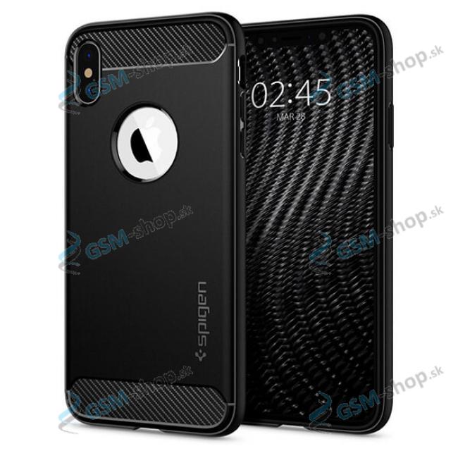 Pzdro SPIGEN Rugged Armor iPhone 12 Mini (ACS01743) ierne